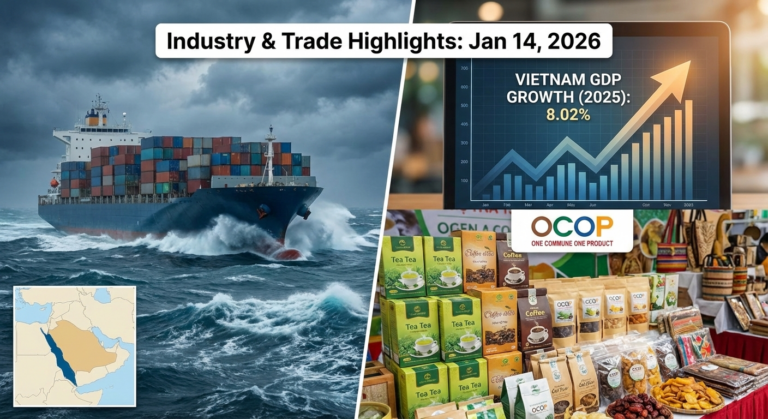 Vietnam Industry and Trade News Bulletin for January 14, 2026
