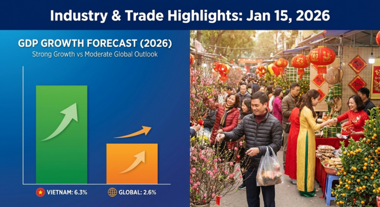 Vietnam Industry and Trade News Bulletin for January 15, 2026