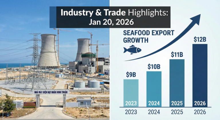 Vietnam Industry and Trade News Bulletin for January 20, 2026