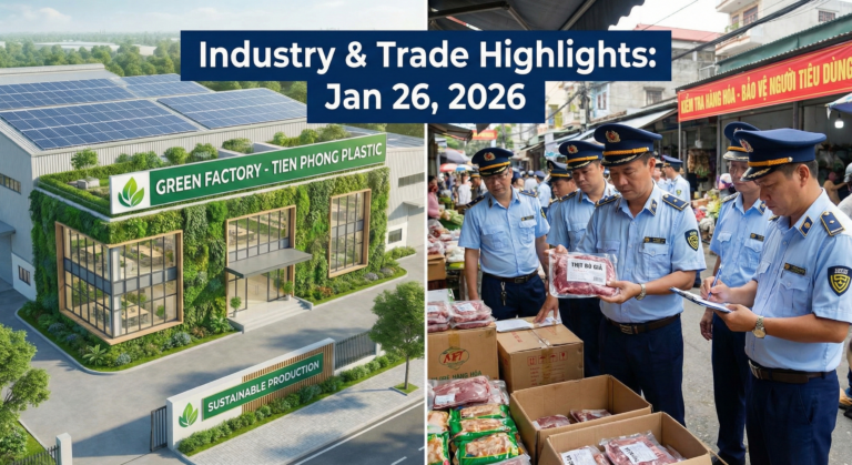 Vietnam Industry and Trade News Bulletin for January 26, 2026