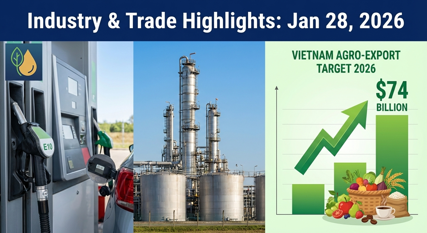 Vietnam Industry and Trade News Bulletin for January 28, 2026