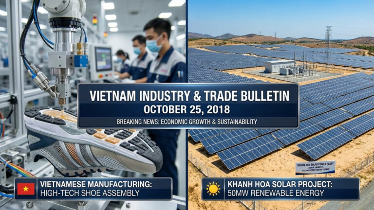 Vietnam Industry and Trade News Bulletin for OCTOBER 23, 2018